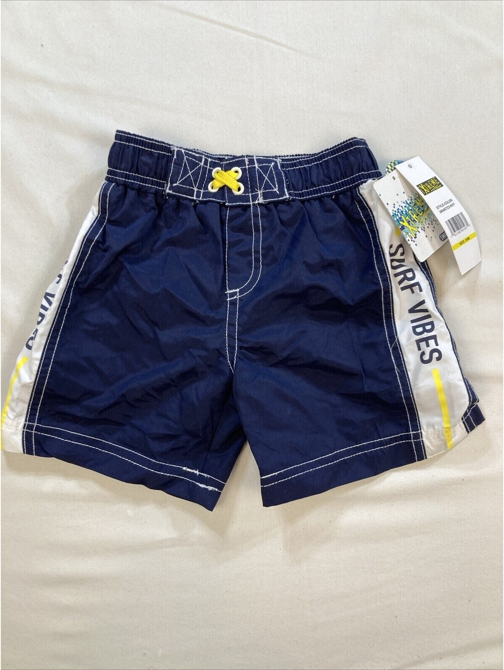 iXtreme Boys Size 24M UV Protection Navy Surf Vibes Swim Shorts Trunks NWT